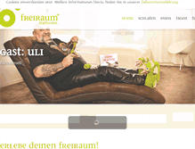 Tablet Screenshot of freiraum-statthotel.de